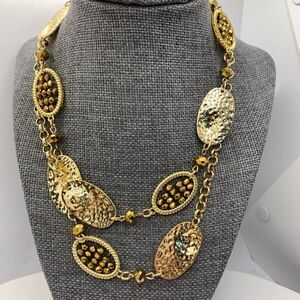 20" Single Strand Gold Color Necklace